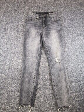 Lucky Brand Bridgette high rise skinny jeans, gray, women's 6/28